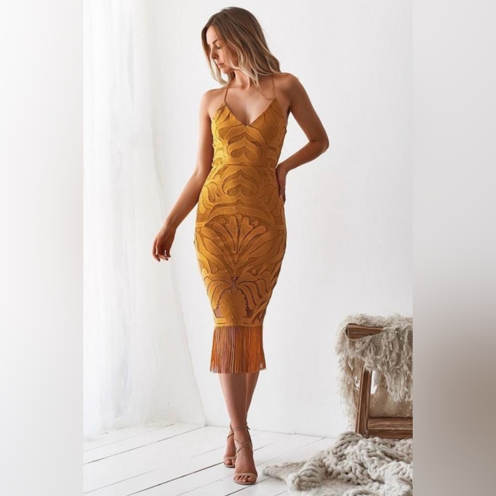 Khaleesi Dress (Mustard)
